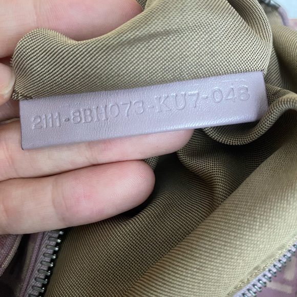 SOLD!! Vintage Fendi Monogram Purple Zucchino Tote - Picture 8 of 8